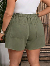 Short tipo cargo verde